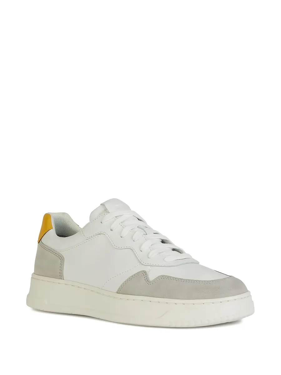 Arvier suede leather panel sneakers 4