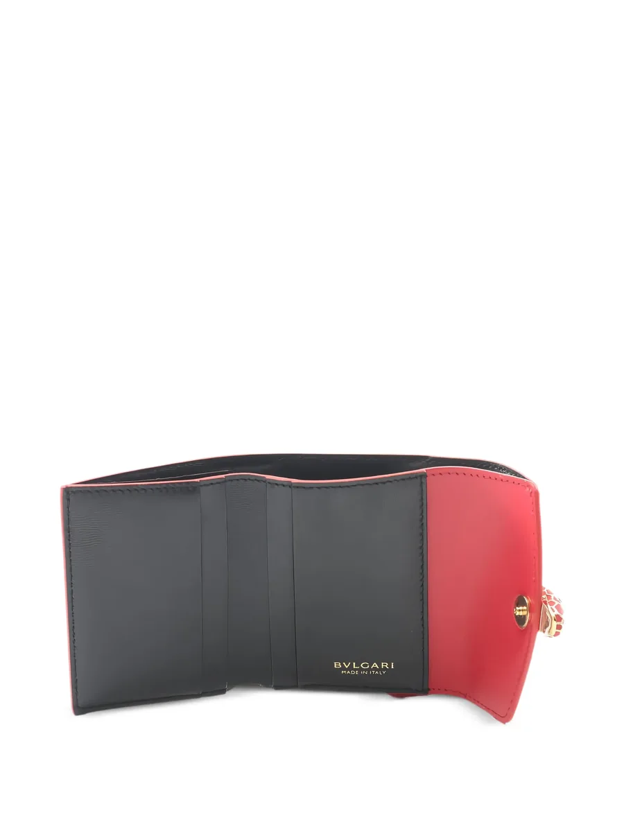 2010s Bi-fold snake leather wallet 6