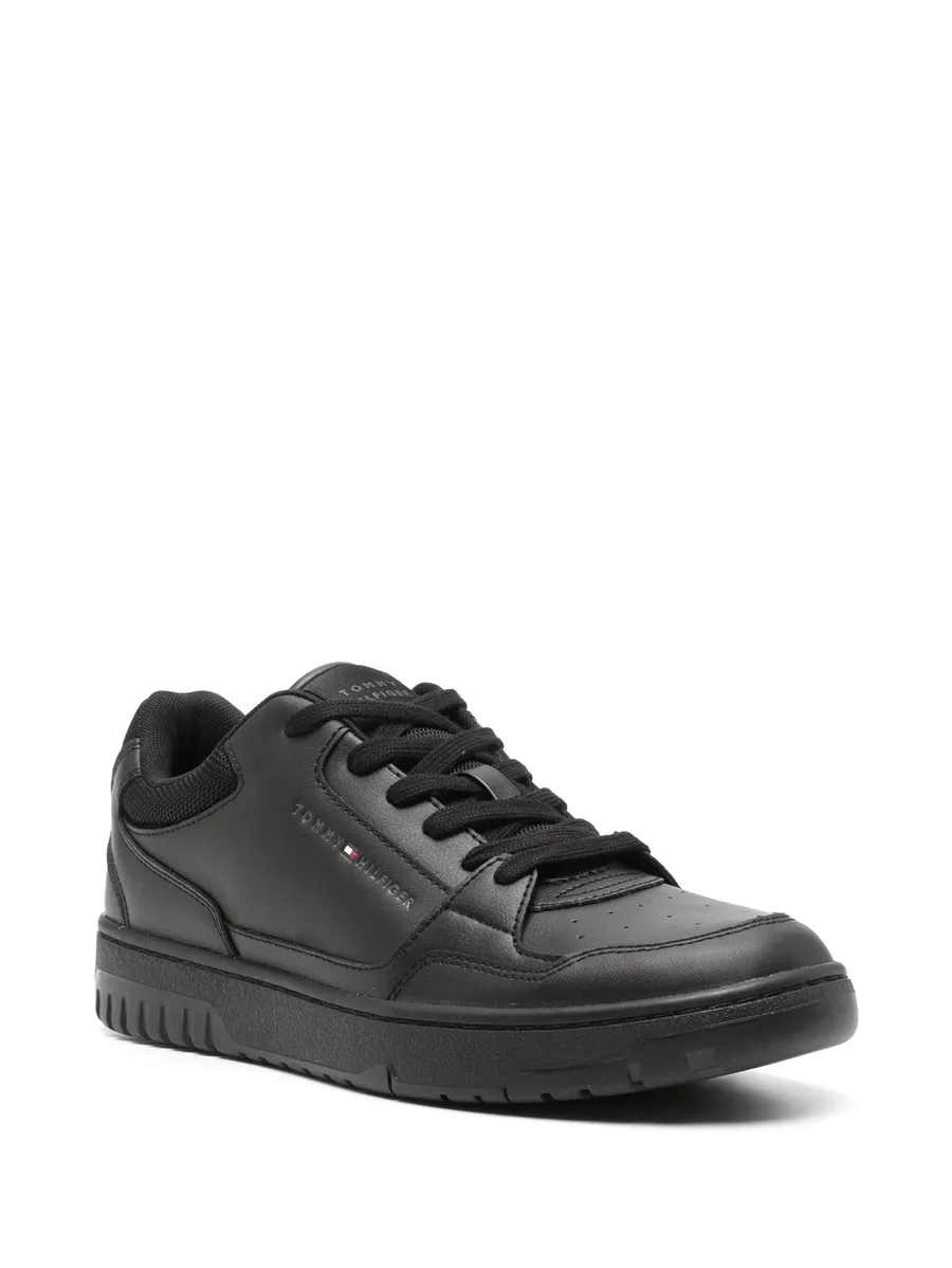 logo-patch low-top sneakers 4