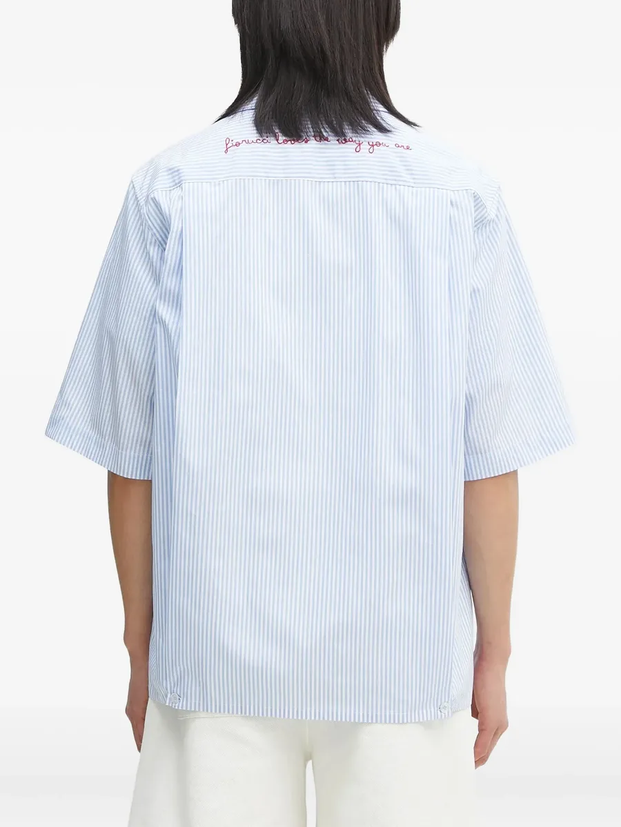 striped embroidered shirt 8