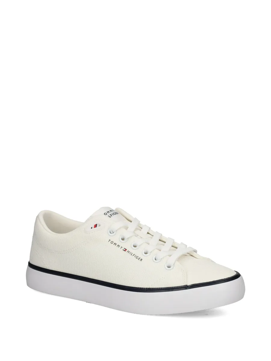 lace-up logo sneakers 3