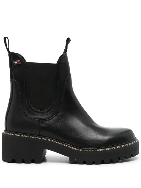 leather Chelsea boots