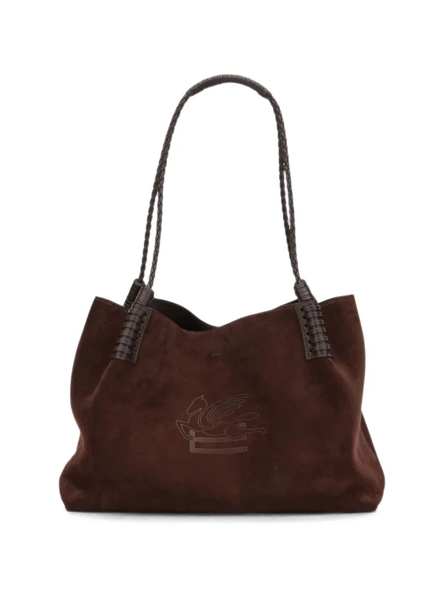 small Libra suede shoulder bag 1
