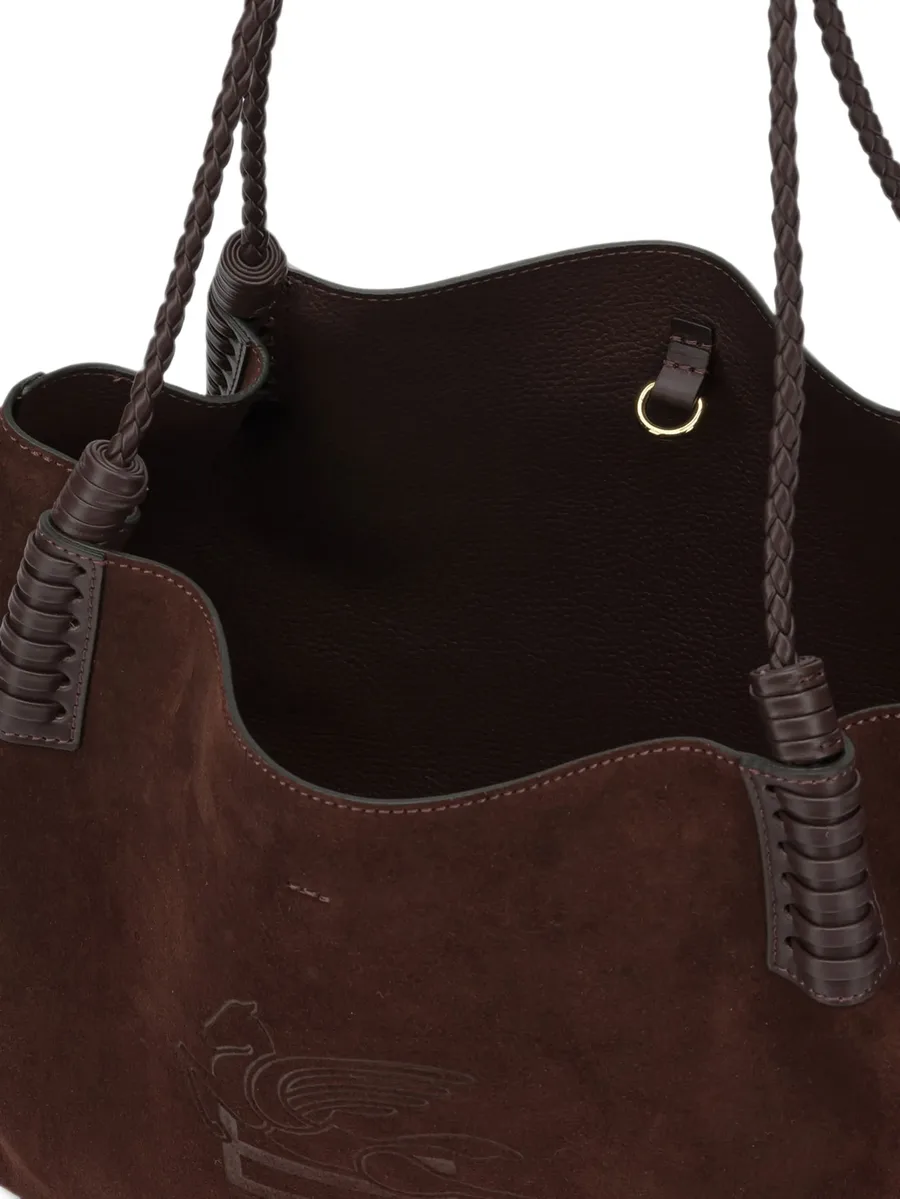 small Libra suede shoulder bag 4