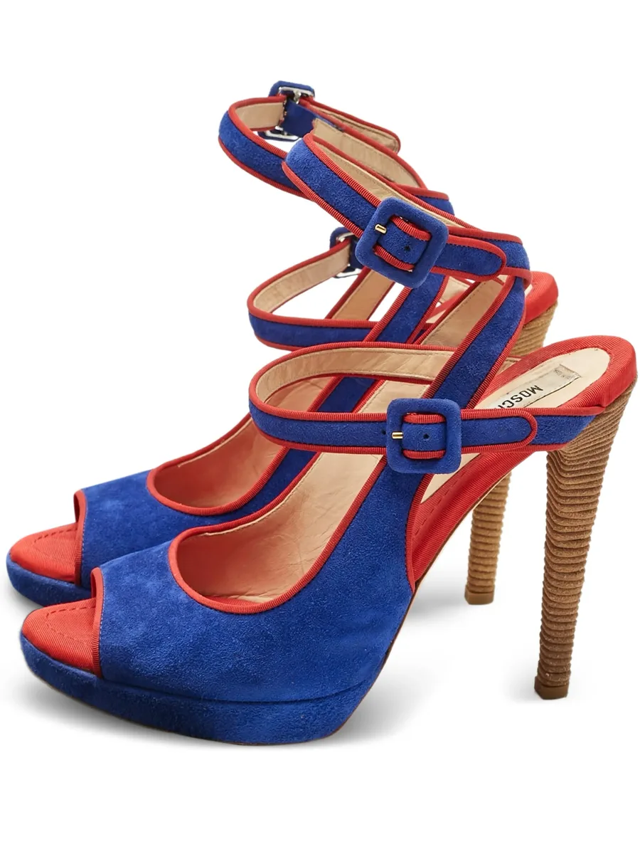 buckle suede sandals 2