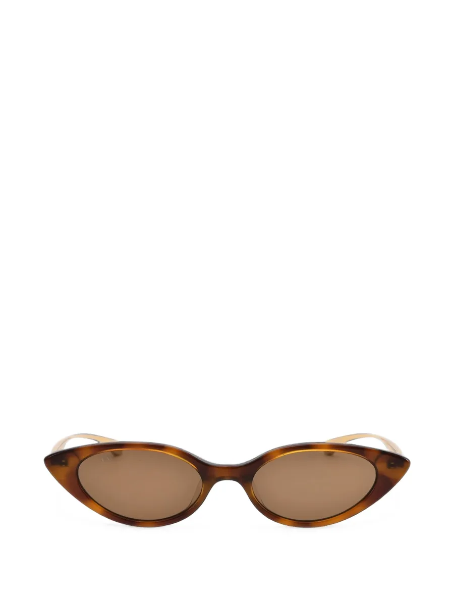 Slash tortoiseshell-effect cat-eye frame sunglasses 1