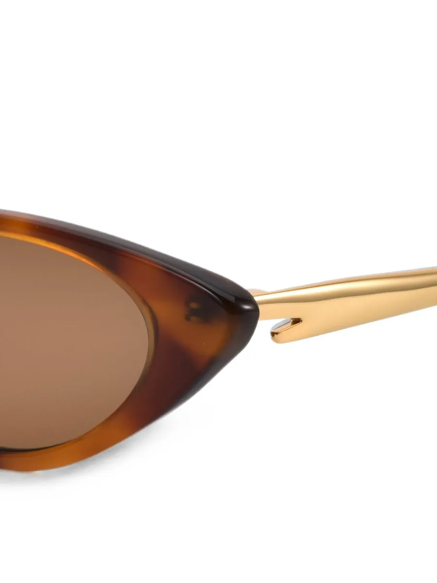 Slash tortoiseshell-effect cat-eye frame sunglasses 3