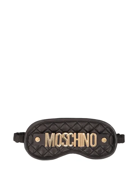 x H&M quilted logo-detail sleeping mask