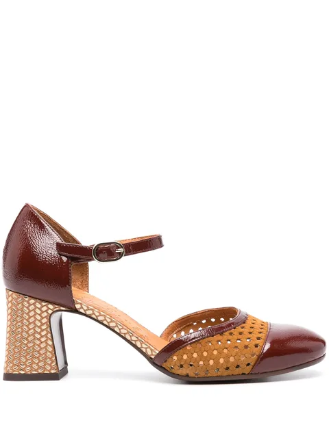 Fiza 70mm leather pumps