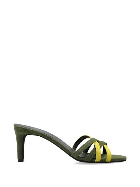 strap heeled sandals