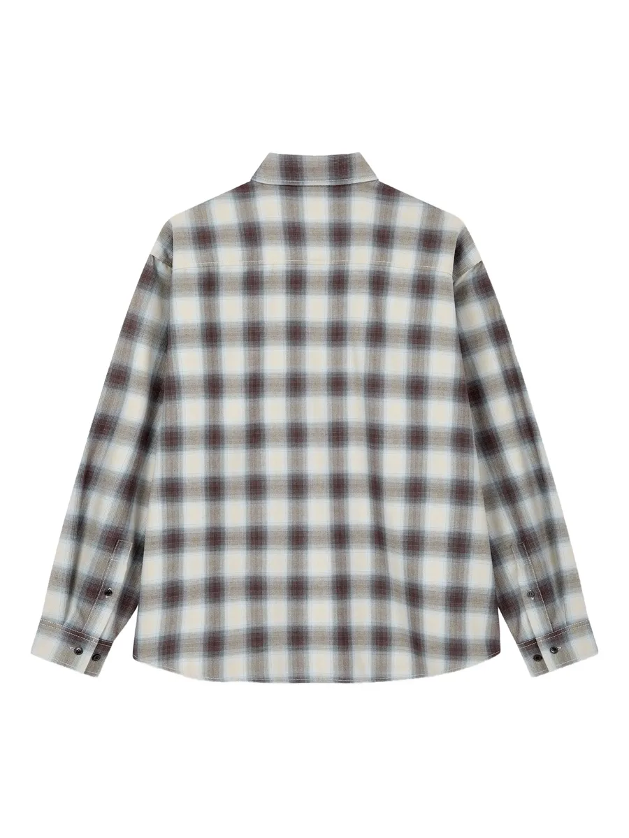 check-pattern shirt 4