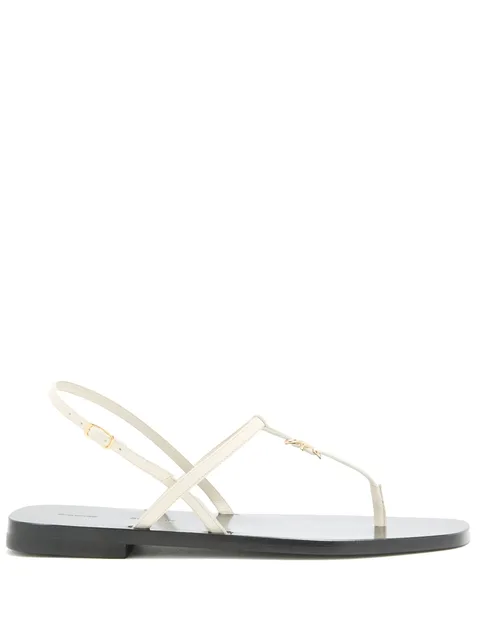 cross-strap flat sandals