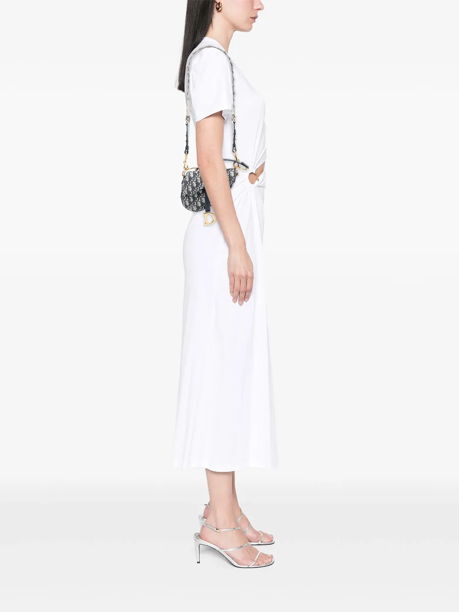 сумка-сэтчел Micro Oblique Canvas Saddle Bag (2019 год) 4