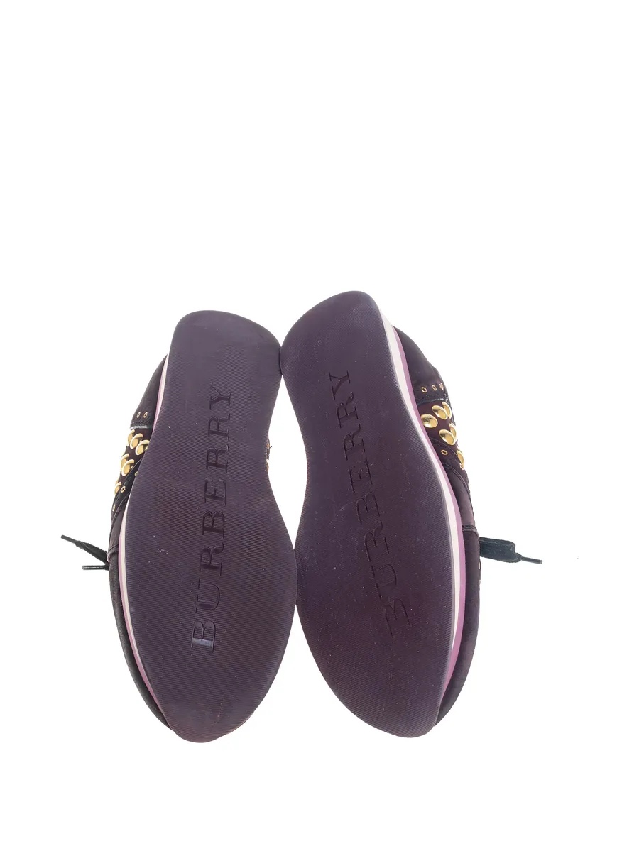 stud-embellished suede sneakers 8