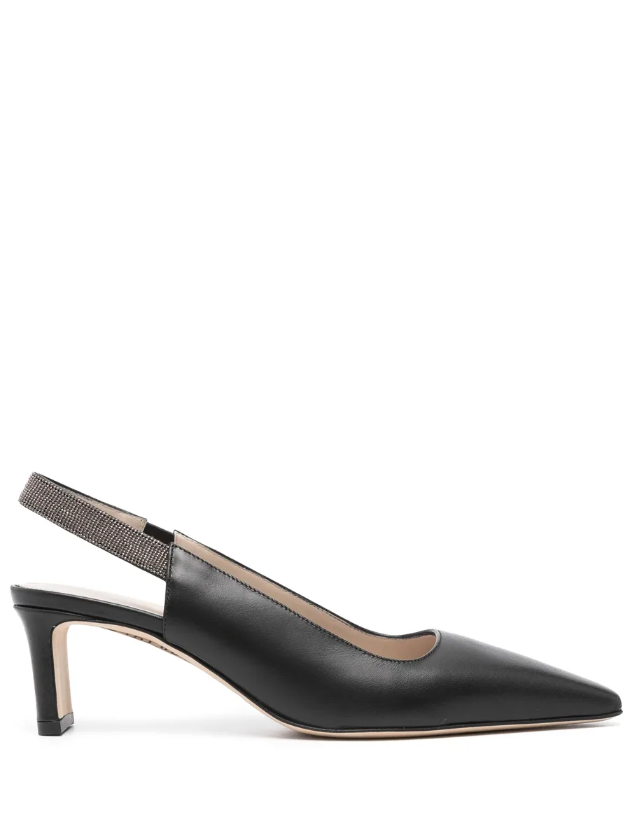 crystal-embellished leather pumps 2