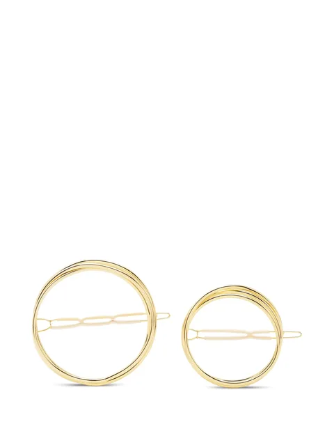 circular hair clips (set of two)