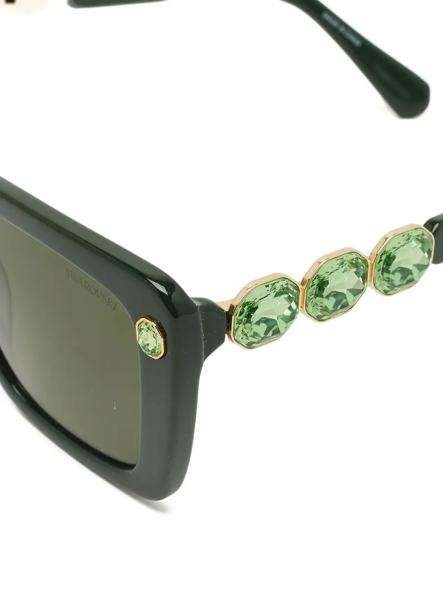 crystal-embellished square sunglasses 6