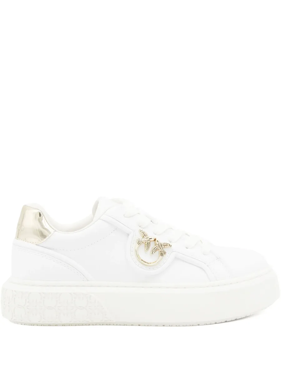 metallic-detail bird-embellishment sneakers 2